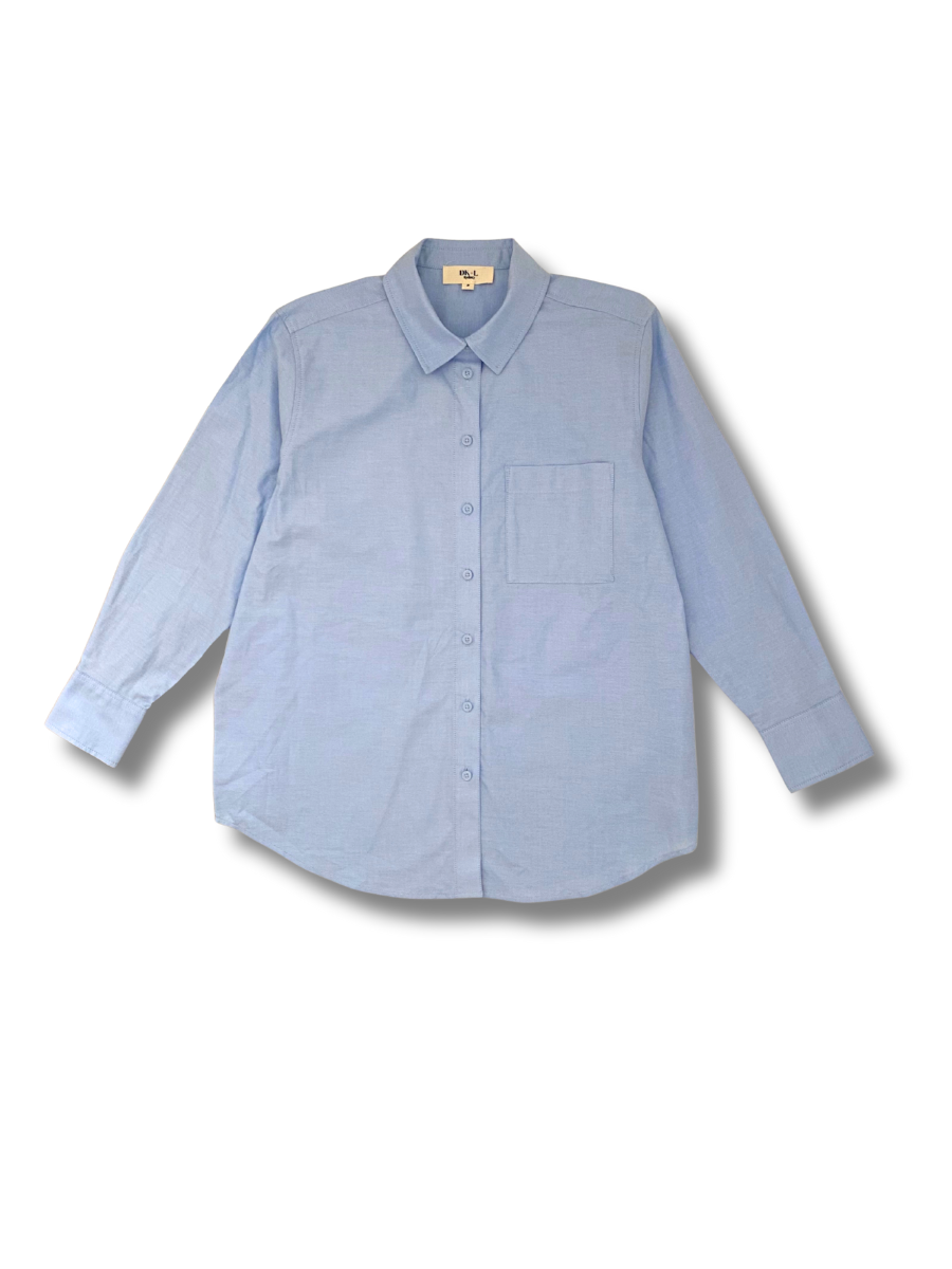 Blue Cotton Shirt