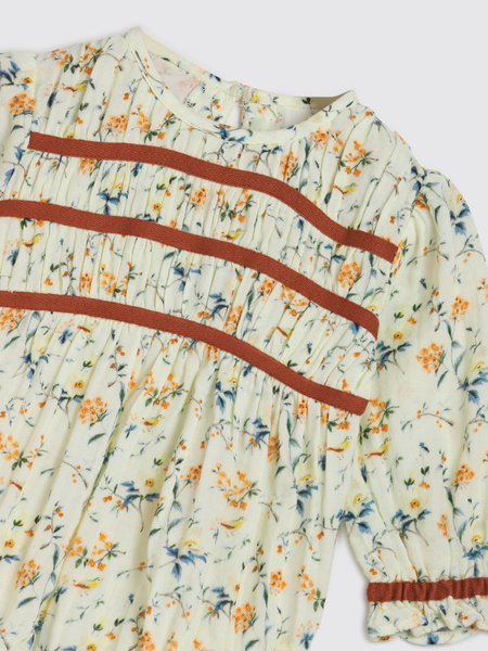 Pixie Playsuit - Natural Bird