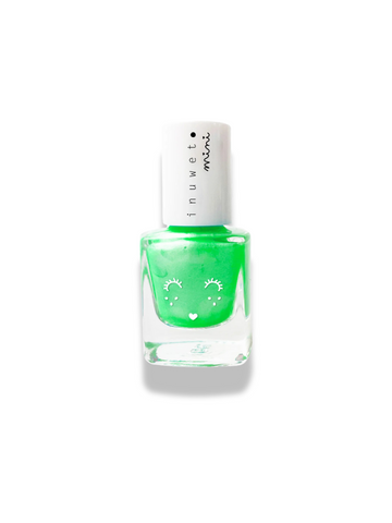 Neon Green Water-Based Nail Polish - Watermelon Scent