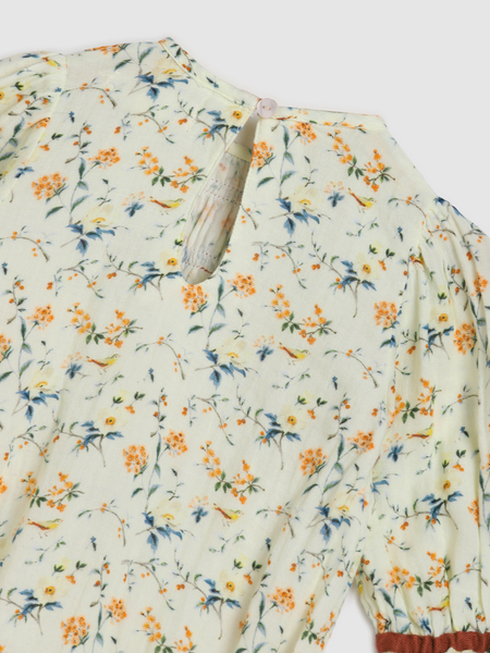 Pixie Playsuit - Natural Bird