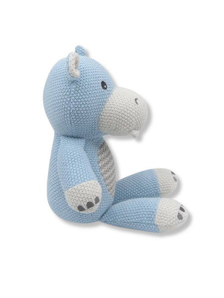Henry The Hippo Knitted Toy
