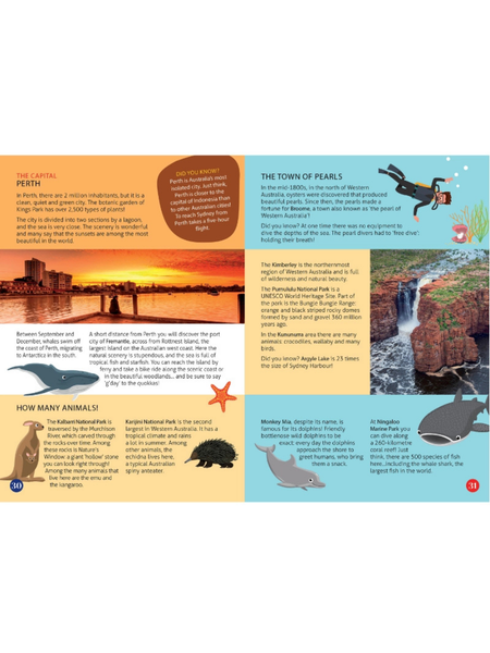 Australia Travel, Learn and Explore - Puzzle and Book Set