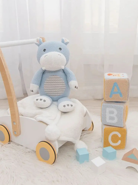 Henry The Hippo Knitted Toy