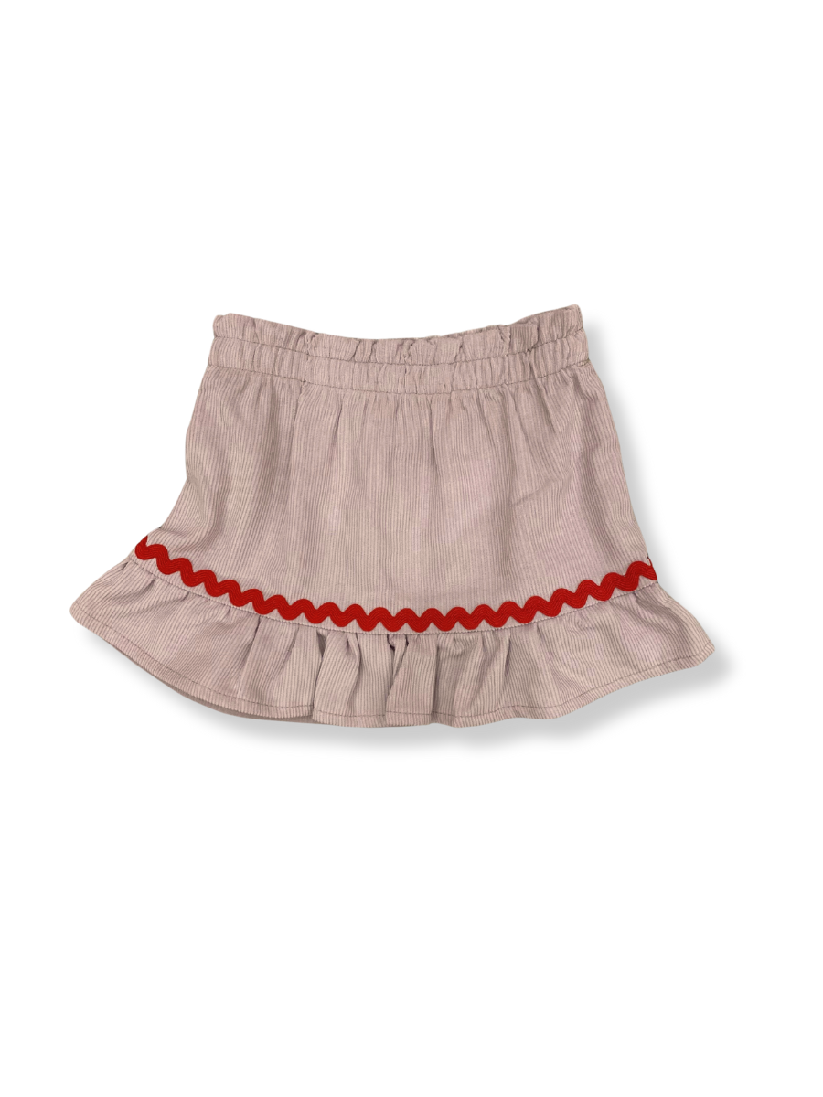 Ola Corduroy Frill Skirt
