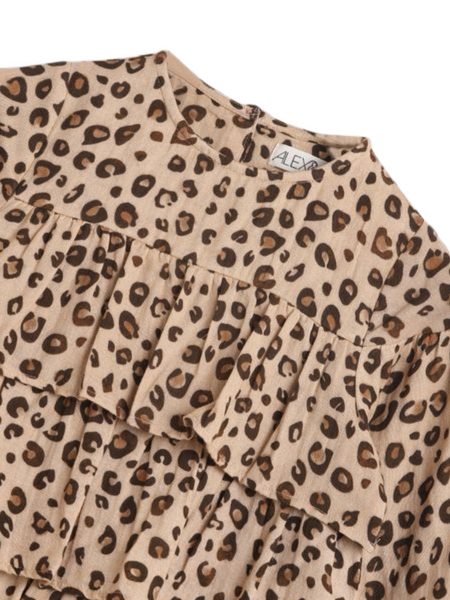 Frou Frou Dress - Leopard