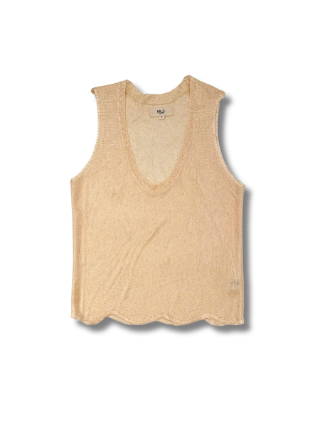 Shimmering Sand Knit Top