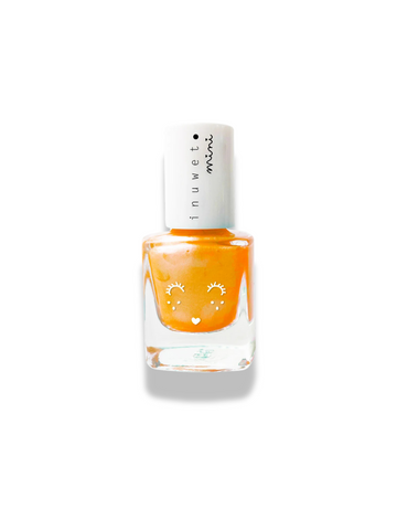 Neon Orange Water-Based Nail Polish - Mango Scent