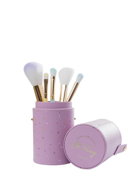 Rainbow 5 Piece Makeup Brush Set