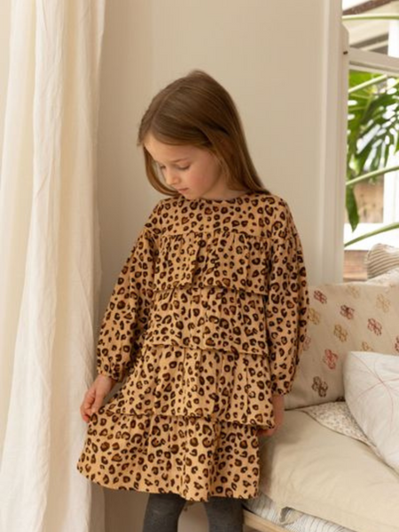 Frou Frou Dress - Leopard