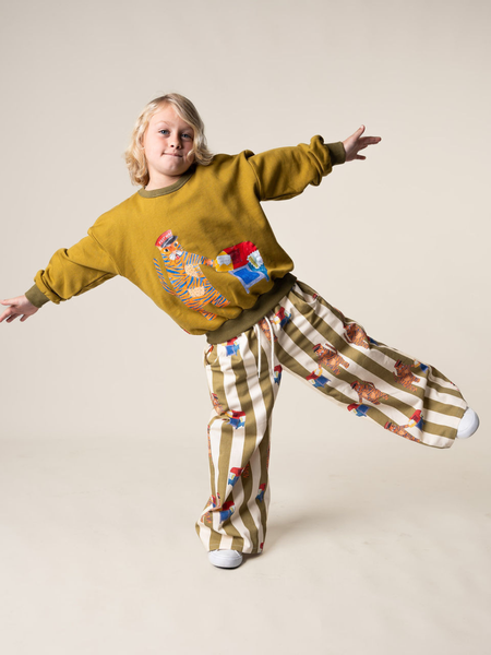 Tiger The Postie French Terry Pullover - Olive