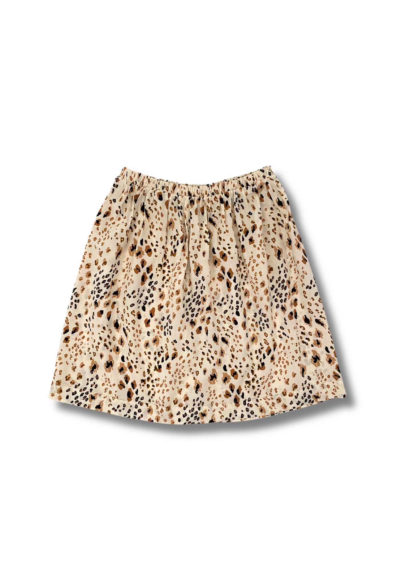 Basic skirt in cheetah print