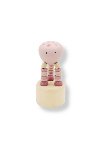 Wooden Sea Animal Press Toy - Octopus