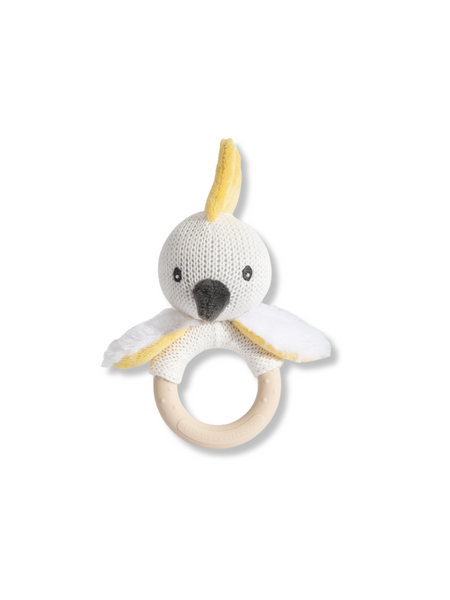 Ring Rattle Cockatoo Knitted