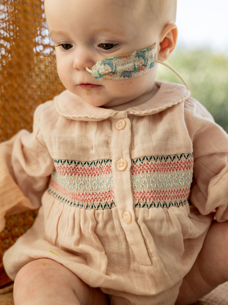 Maeve Playsuit - Blush Pink