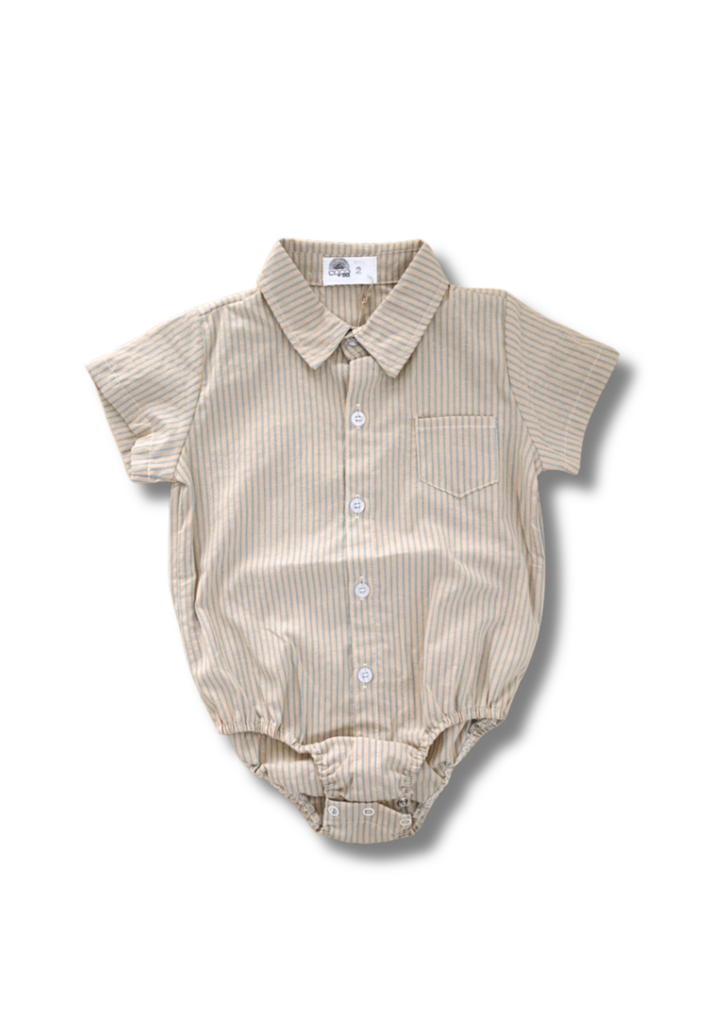 Classic Stripe Baby Shirt Bodysuit