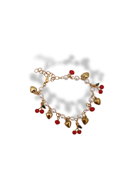 Charm Bracelet - Cherries