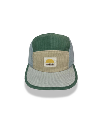 Rad Kid Spliced 5 Panel Cord Cap - Lagoon