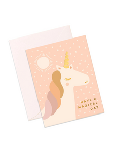 Magical Unicorn Card