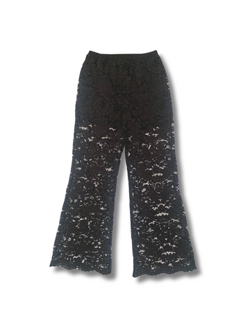 Lace Hourglass Pants – Black