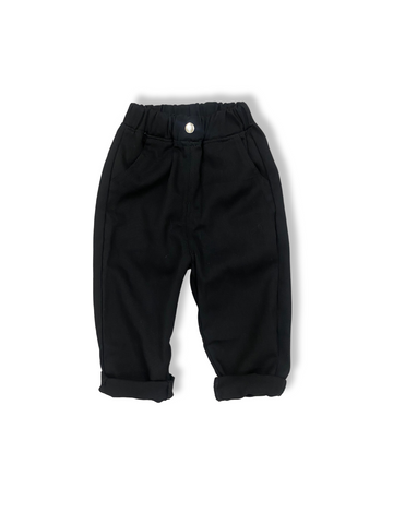 Kids Slouchy Pants - Black