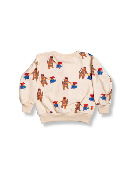 Tiger The Postie French Terry Pullover - Cream