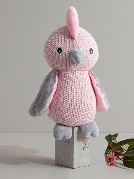 Gary The Galah Knitted Toy
