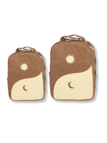 Yin Yang Organic Backpack - Chocolate