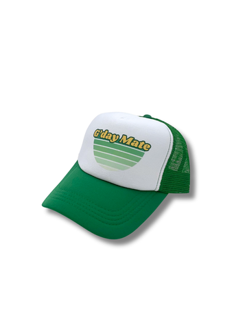 G'day Mate Vibes Trucker Cap - Green