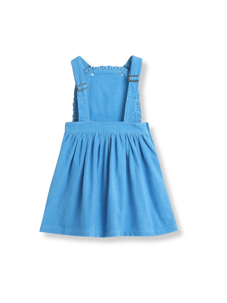 Ellie Pinafore Dress - Sky Blue