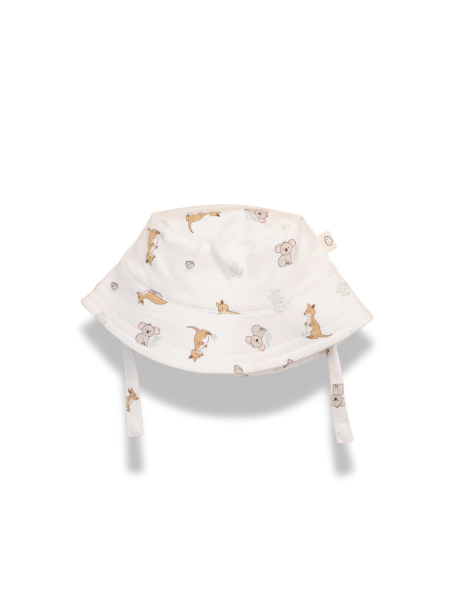 Sun Hat - Kangaroo & Koala