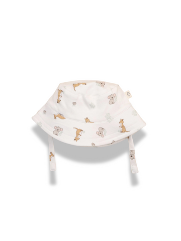Sun Hat - Kangaroo & Koala