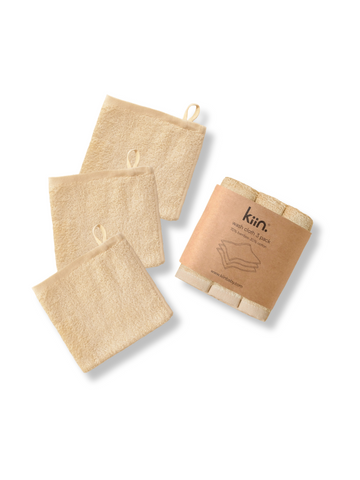 Wash Cloths 3 Pack- Oatmeal