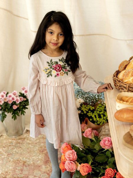 Betty Dress - Blush Pink