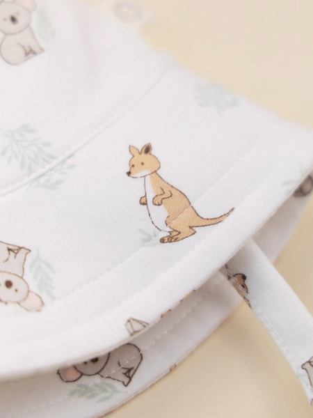 Sun Hat - Kangaroo & Koala