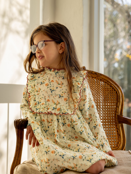 Lucie Dress - Natural Bird