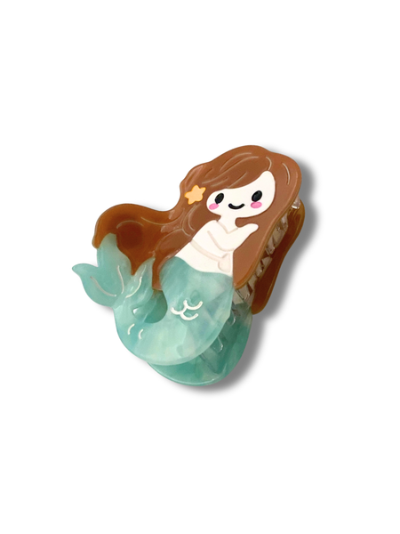 Mermaid Magic Hair Claw - Brown Hair