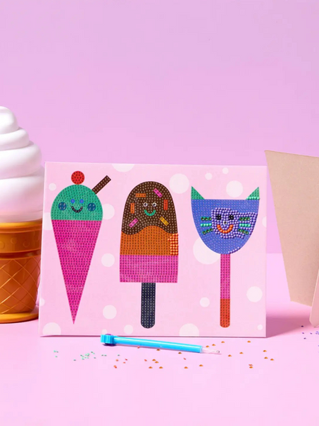 Yum! Yum! Yum! - Kids Sparkle Art Kit