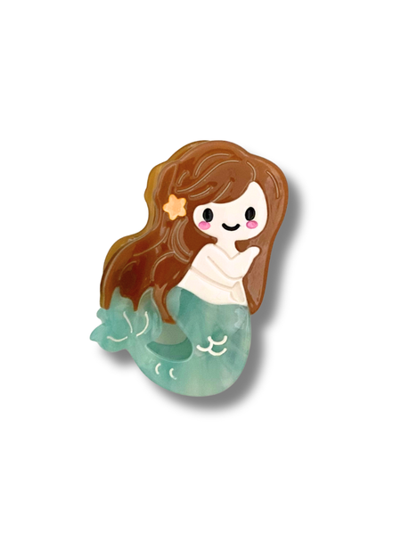 Mermaid Magic Hair Claw - Brown Hair