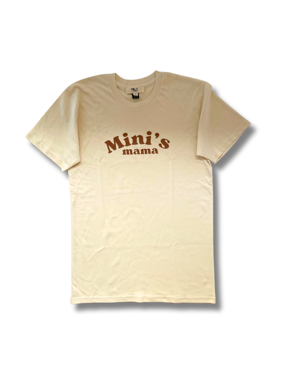Mini's Mama Classic Tee Cream & Beige