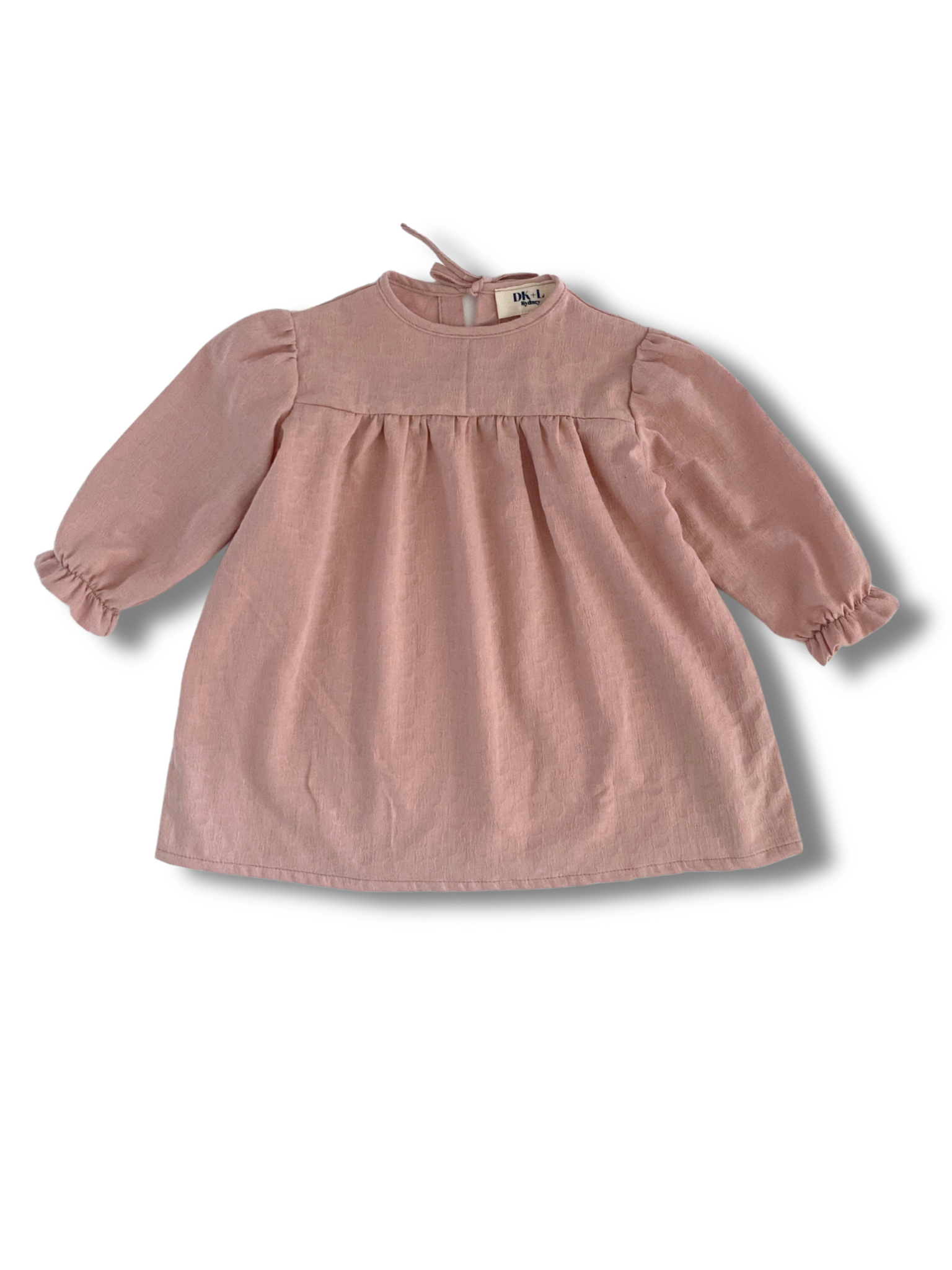 Imprint Smock Dress - Pink Musk