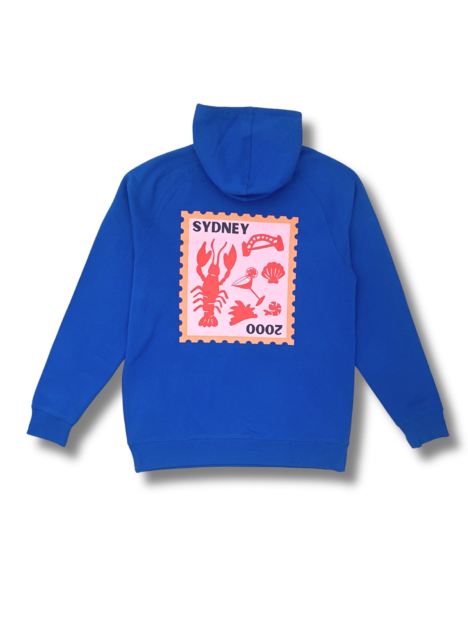 Sydney Stamp Logo  Hoodie - Royal Blue