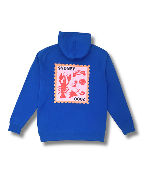 Sydney Stamp Logo  Hoodie - Royal Blue