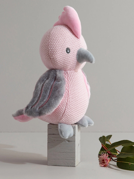 Gary The Galah Knitted Toy