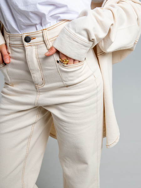 Rhone Jeans - Ecru Denim