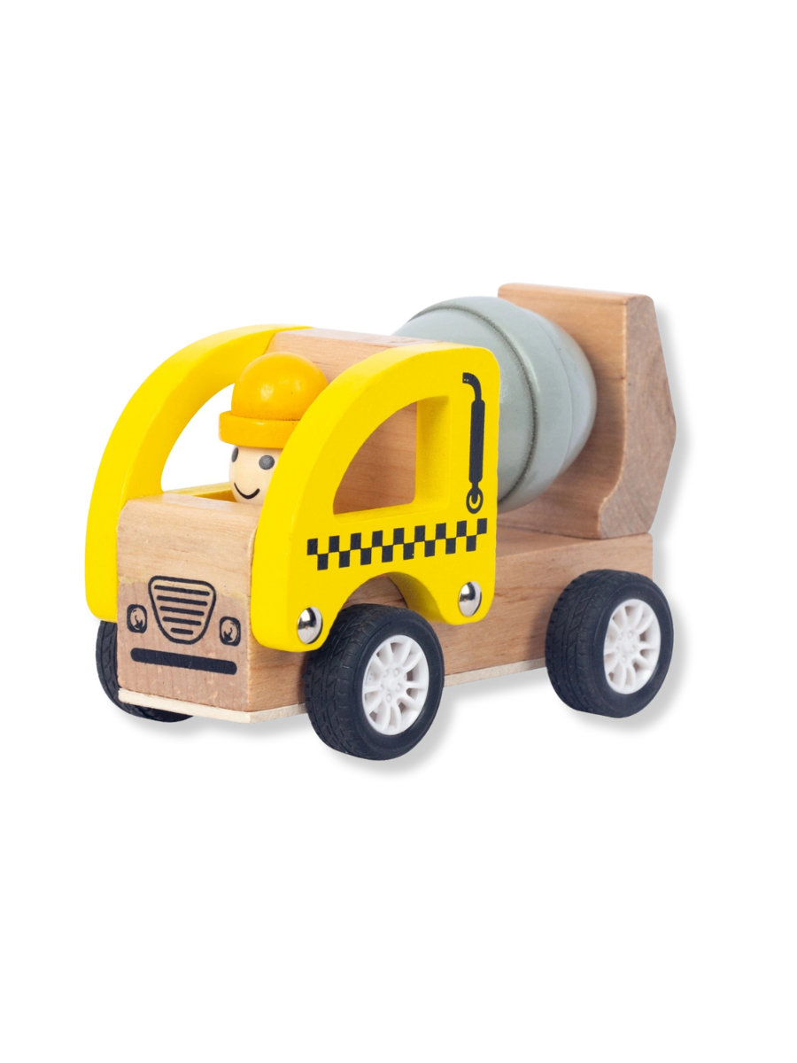 Wooden Pullback Concrete Mixer