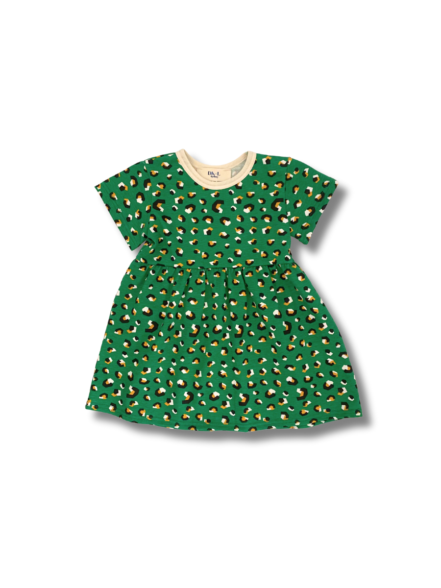 T-Shirt Confetti Dress - Green
