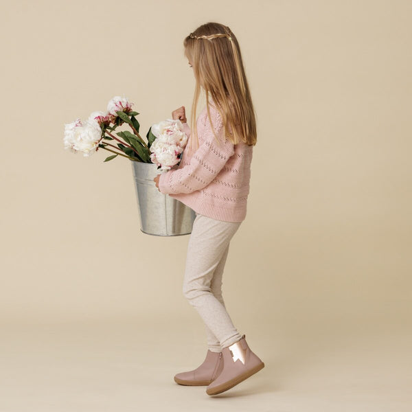 Electric Boot Blush Sparkle