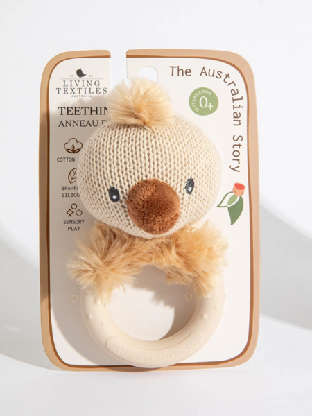 Ring Rattle Emu Knitted
