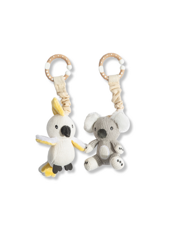 Koala & Cockatoo Stroller Toy