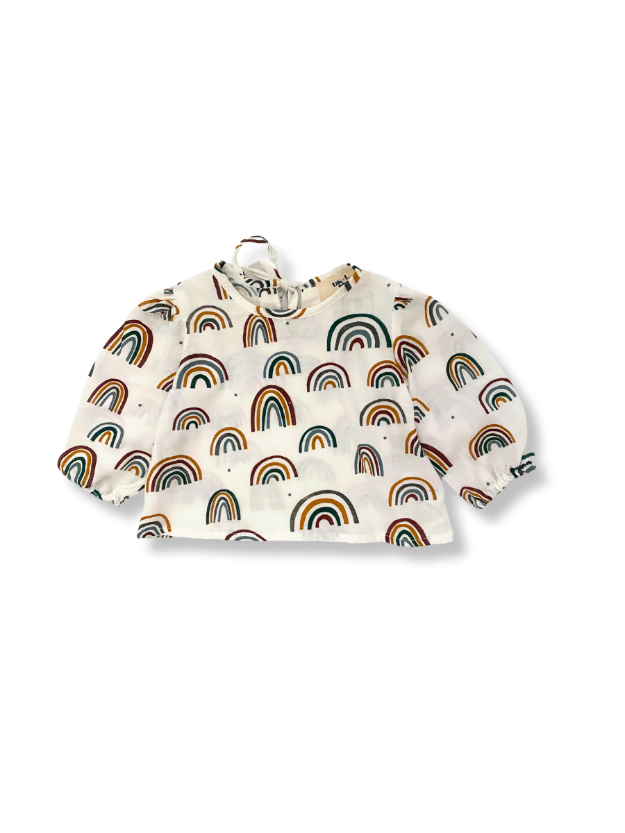 Boho Rainbows Baby Blouse